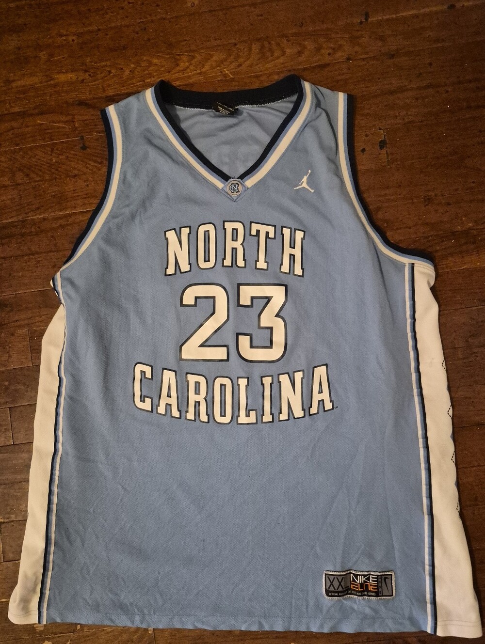 Jordan North Carolina Tarheels Michael Jordan Mens Sz 2XL Light Blue Jersey